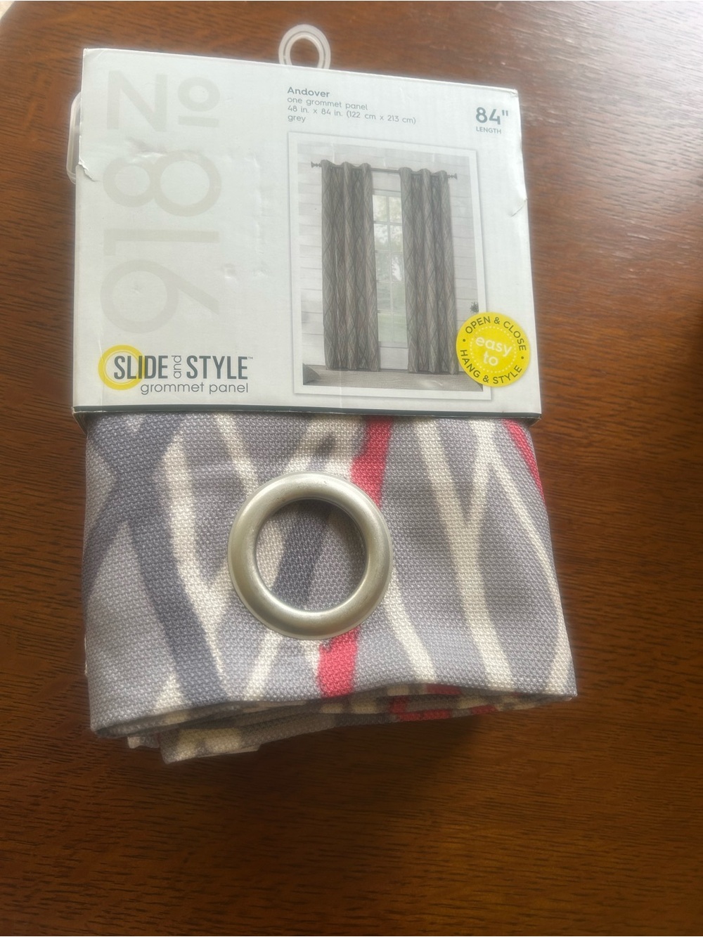 One grommet panel 48x84, new
